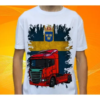 Pánské tričko tričko SCANIA III S (tričko s náklaďákem)