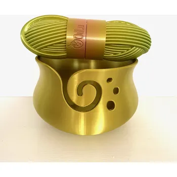 Sada na háčkování Zlatá (Miska 16cm+Pouzdro 16cm)