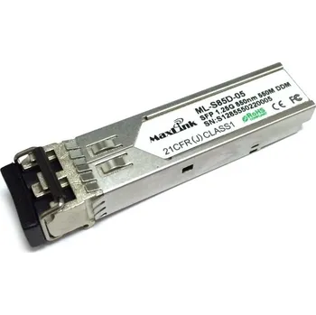 Počítačové příslušenství MaxLink 1.25G SFP optický modul, MM, 850nm, 550m, 2x LC konektor, DDM