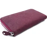 Arwel Dámská kožená zipová jednokomorová peněženka - česká výroba; fuchsiová SKL