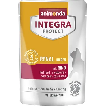 Krmivo pro kočku 48x85g animonda Integra Protect Adult Renal s hovězím