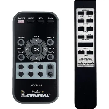 Dálkový ovladač AUDIO RESEARCH MODEL R5 - dálkový ovladač duplikát