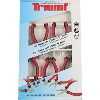 Kleště Triumf 100-03990 kleště Set V, mini, sada 5 dílů