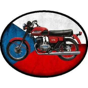 Nášivka nášivka ČZ 175 Obdélník (nášivky motorky)