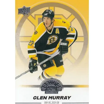 Sběratelská karetní hra řadová karta GLEN MURRAY 23-24 UD Boston Bruins Centennial číslo 44