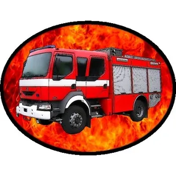 Nášivka nášivka Renault MIDLUM 4x4 Obdélník (hasičské nášivky)