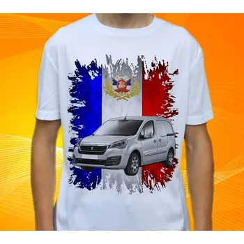 Pánské tričko tričko Peugeot Partner 146 (triko s osobním autem )