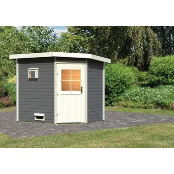 Sauna finská sauna KARIBU MIKKA (92662) terragrau