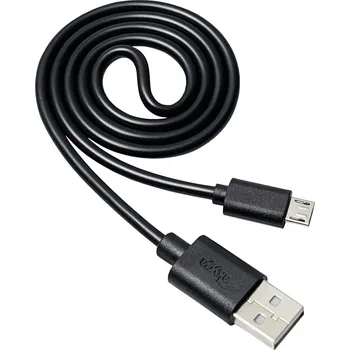 Prodlužovací kabel Akyga USB kabel USB-A zástrčka, USB Micro-B zástrčka 0.60 m černá AK-USB-05