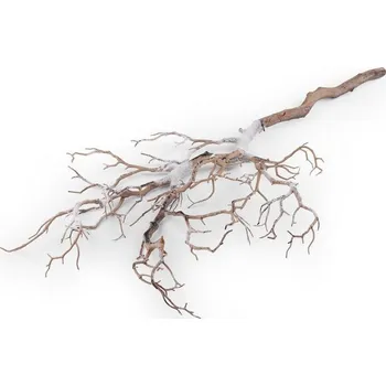 umělá květina Zimní umělá větev s glitry 95 cm