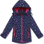 DÍVČÍ SOFTSHELLOVÁ BUNDA S FLEECEM HB8630M Velikost: 98, Barva: Tmavě modrá