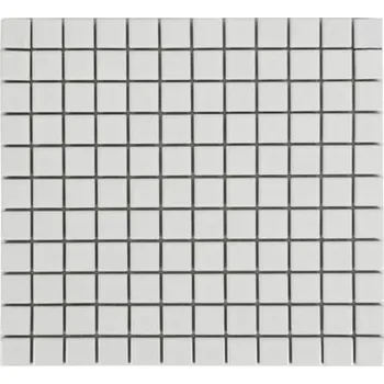 Keramická mozaika 30 x 32,8 cm lesklá bílá