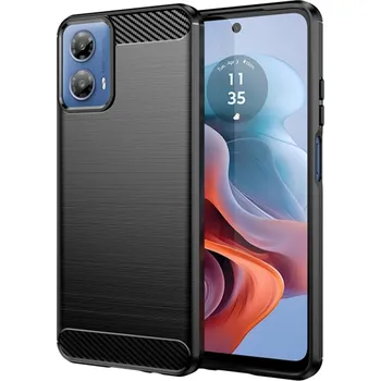 Pouzdro na mobilní telefon Kryt Motorola Moto G34 / G45 Armored Carbon black