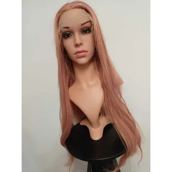 Paruka Rachel - lace front růžová paruka 85cm