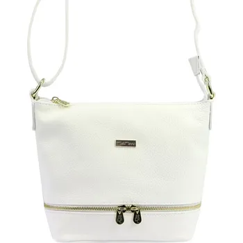 Dámská kabelka MiaMore 01-019 DOLLARO bílá