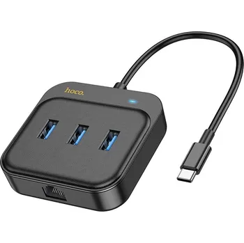 HOCO HB35 adaptér HUB 4v1 3x USB3.0 +…