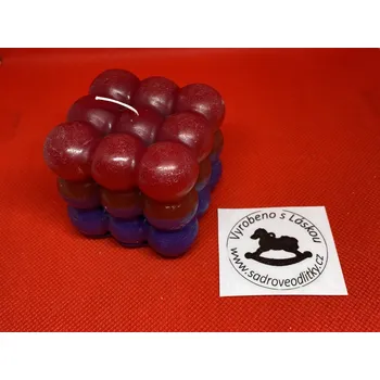 Svíčka HandMade by VeJa Svíčka - kuličková kostka