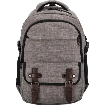 Stylový univerzální látkový batoh Keti, světle šedá