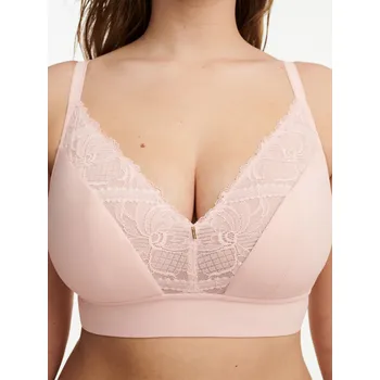 Souprava dámského spodního prádla Podprsenka bez kostic CHANTELLE (17Q7-08), Barva růžová, Velikost 75D