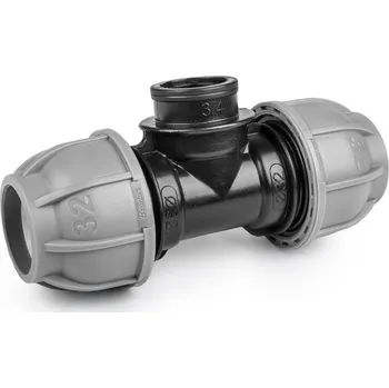 BRADAS PE T-kus 25mm x 1" vnitřní závit, PN10