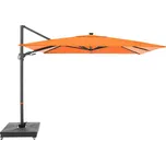 Slunečník výkyvný Doppler myZone 220 x 300 cm LED (různé barvy) 816 oranžová