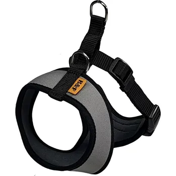 Postroj pro psa BAFPET Bezpečnostní postroj do auta Barva: Šedá, Rozměr: XS, OK:28mm x OH:30-40cm 18430