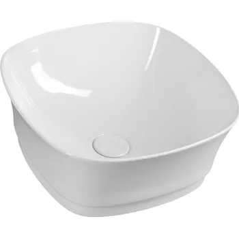 SAPHO IDEA keramické umyvadlo 42x18x42 cm, na desku, bez přepadu WH100