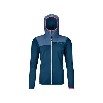 Dámská mikina Ortovox FLEECE PLUS HOODY W petrol blue L; Modrá mikina + DÁREK DLE VÝBĚRU!