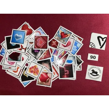 Pexeso HandMade by VeJa Velké pexeso vel.XL č.90 - Srdce (64kousků)