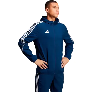 Pánská bunda s kapucí Adidas Tiro 23 League Windbreaker tmavě modrá