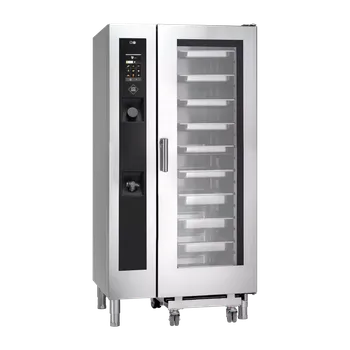 konvektomat Konvektomat plynový 20x GN 1/1 nástřik, dotykový barevný displej, pravé dveře