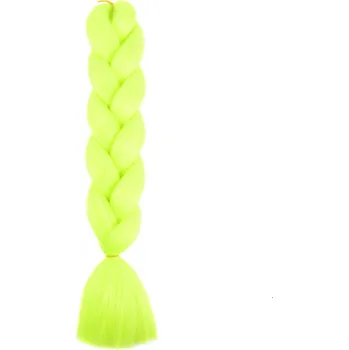 Kanekalon - barevné copy - neonová žlutá - A22