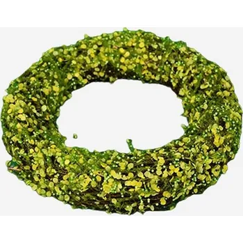 Věnec Proutěný věnec 30 cm žlutý