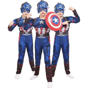 Karnevalový kostým Kostým Captain America pro děti Velikost: L (134 - 140)