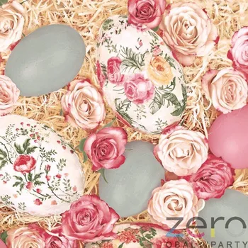 Papírový kapesník Ubrousky Maki 7324056 Kraslice a růže