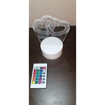 Lampička Lampička LED dvě srdce