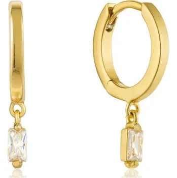 Náušnice Dámské náušnice Ania Haie E018-09G Mincovní stříbro Zlatá (1 cm)