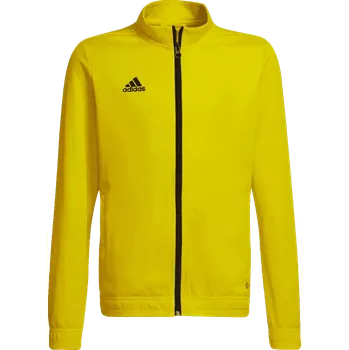 Dětská bunda na zip Adidas Entrada 22 Track žlutá