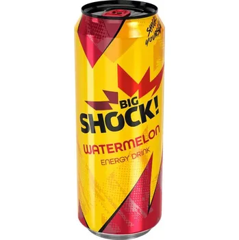 Energetický nápoj Big Shock! Watermelon 0,5l plech