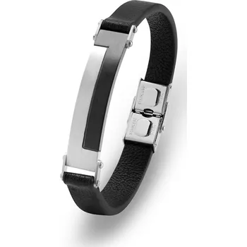 Náramek Troli Nadčasový kožený náramek pro muže Leather VEDB0290S + 2 měsíce na vrácení zboží