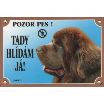 CEDULKA NOVOFOUNDLANDSKÝ PES + extra výběr z 4000 produktů