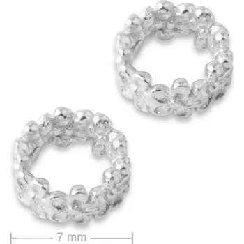 Přívěsek Stříbrný distanční kroužek 7 x 3 mm