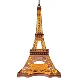 RoboTime 3D Dřevěné puzzle Rolife Noc Eiffelovy věže svítící