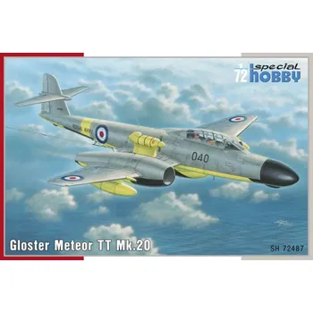 Plastikový model Special hobby 1/72 Gloster Meteor TT MK.20 (4x camo)