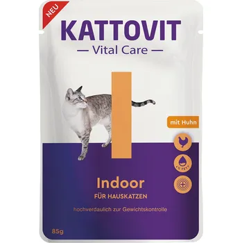 Krmivo pro kočku Kattovit Vital Care Indoor Pouches 12 × 85 g