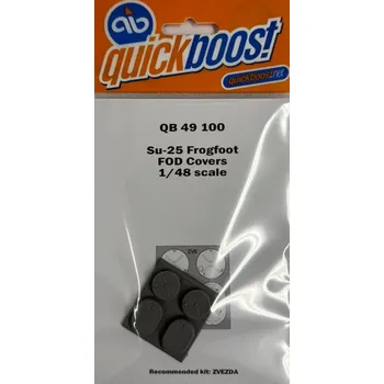 Plastikový model Quickboost 1/48 Su-25 Frogfoot FOD covers (ZVE)