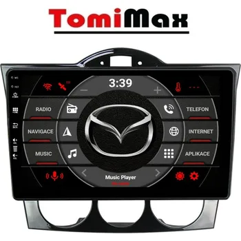 Auto Hi-Fi TomiMax Mazda RX8 Android 14 autorádio s WIFI, GPS, USB, BT HW výbava: QLED 8 Core 8GB+256GB HIGH - pouze displej A,C, Velikost obrazovky: Dotyková obrazovka: 9"