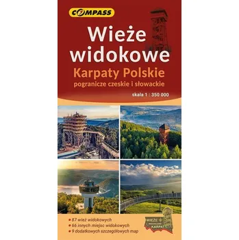 Cestování Mapa - Wieże widokowe Karpaty Polskie - praca zbiorowa