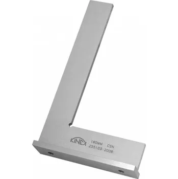 Úhloměr Úhelník přesný příložný typ bu čsn255103 100/63mm, tř.př.2, (4052)