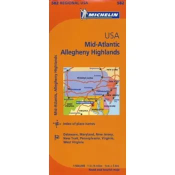 Encyklopedie Midatlantic - Michelin Regional Map 582 - Michelin